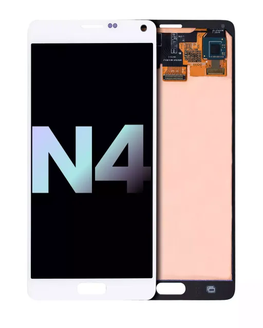 OLED displej bez rámečku pro Samsung Galaxy Note 4 (Service Pack) (bílá)