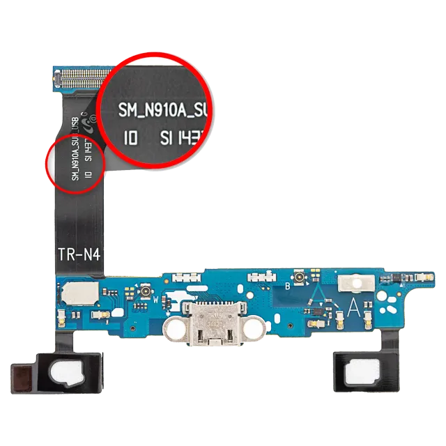 Flex kabel nabíjecího konektoru pro Samsung Galaxy Note 4 (N910A) (AT&T)