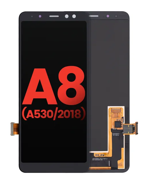 OLED displej bez rámečku pro Samsung Galaxy A8 (A530 / 2018) (Aftermarket Plus) (všechny barvy)