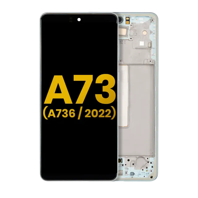 OLED displej s rámečkem pro Samsung Galaxy A73 5G (A736 / 2022) (repasovaný) (Mint)
