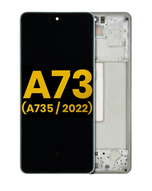 OLED displej s rámečkem pro Samsung Galaxy A73 (A735 / 2022) (repasovaný) (Mint)