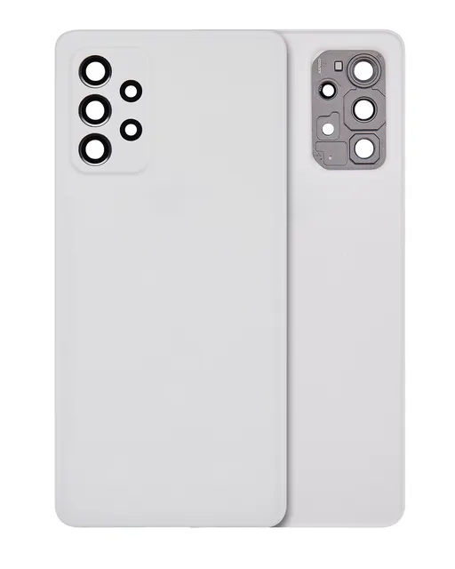 Zadní sklo pro Samsung Galaxy A72 (A725 / 2021) (Aftermarket Plus) (bílá)