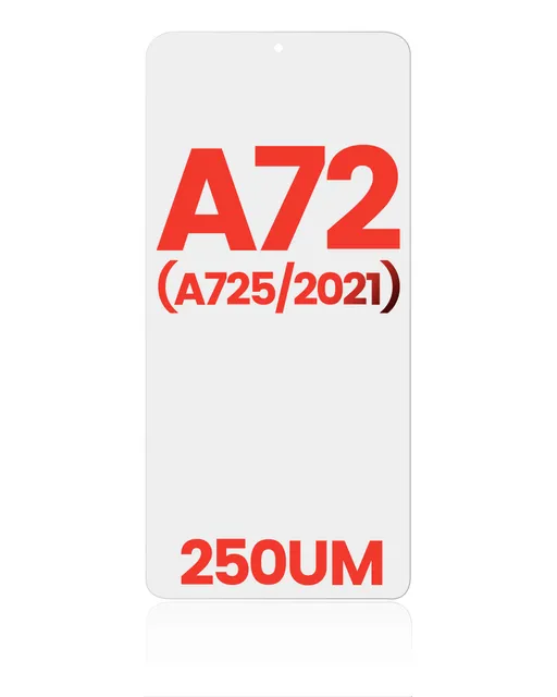 OCA lepicí vrstva pro Samsung Galaxy A72 (A725 / 2021) (balení 10 ks) (250um)