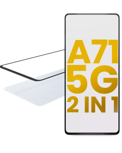 2v1 přední sklo s OCA (předinstalováno) pro Samsung Galaxy A71 5G (A716 / 2020)