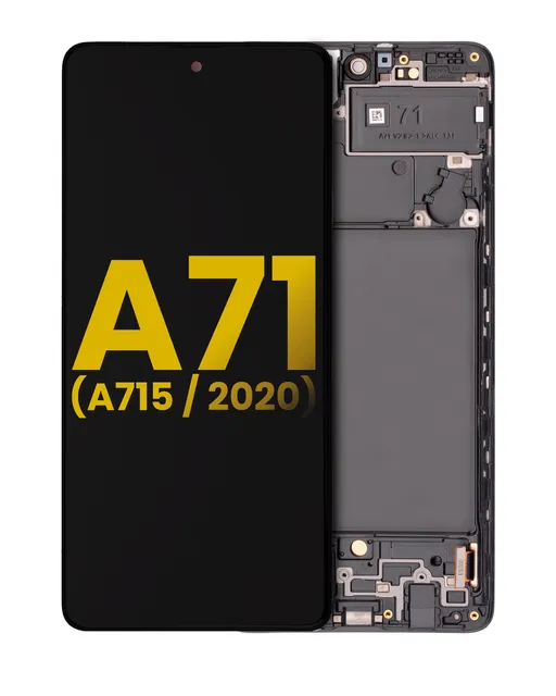 OLED displej s rámečkem pro Samsung Galaxy A71 (A715 / 2020) (repasovaný) (všechny barvy)