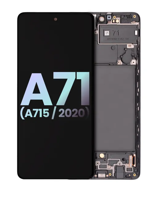 OLED displej s rámečkem pro Samsung Galaxy A71 (A715 / 2020) (Service Pack) (všechny barvy)