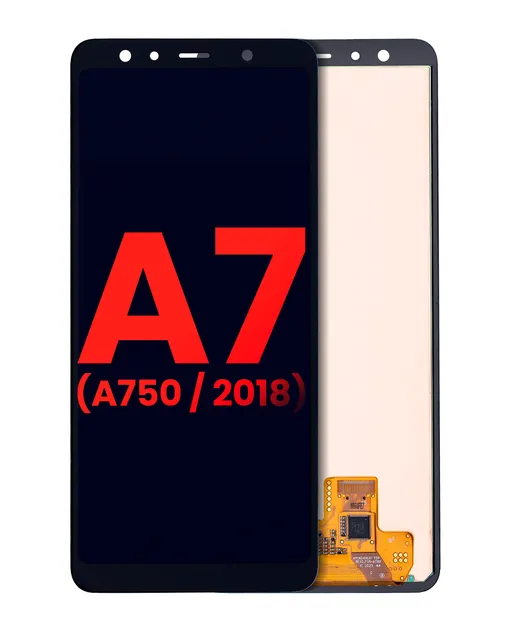 OLED displej bez rámečku pro Samsung Galaxy A7 (A750 / 2018) (Aftermarket Plus) (všechny barvy)