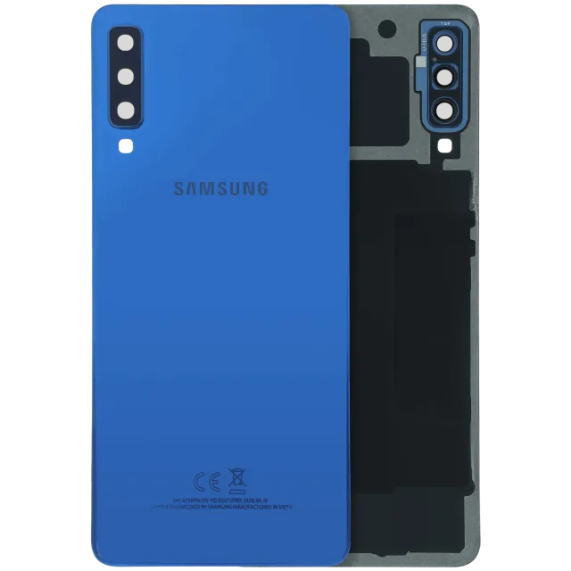 Zadní kryt se sklíčkem kamery pro Samsung Galaxy A7 (A750 / 2018) (Service Pack) (modrá)