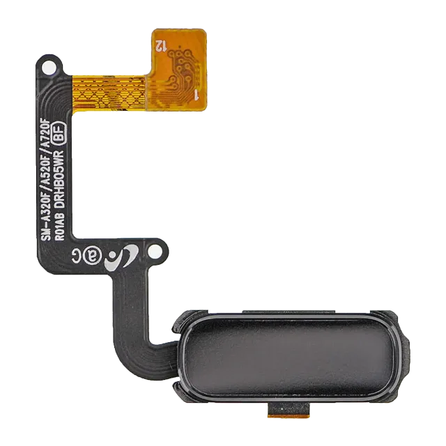 Otisků prstů čtečka s flex kabelem pro Samsung Galaxy A3 (A320 / 2017) / A5 (A520 / 2017) / A7 (A720 / 2017) (černá)