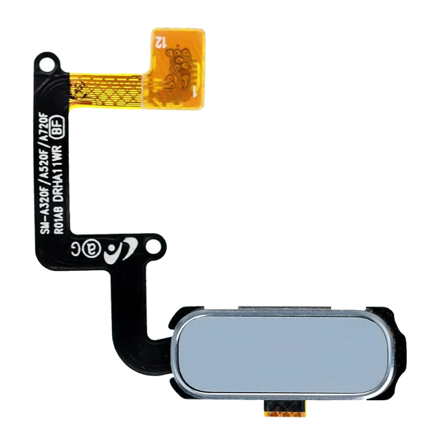 Otisků prstů čtečka s flex kabelem pro Samsung Galaxy A3 (A320 / 2017) / A5 (A520 / 2017) / A7 (A720 / 2017) (nebesky modrá)