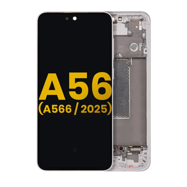 OLED displej s rámečkem pro Samsung Galaxy A56 5G (A566 / 2025) (repasovaný) (růžová)