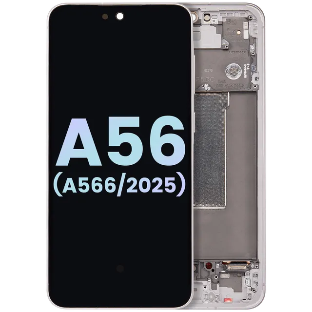 OLED displej s rámečkem pro Samsung Galaxy A56 5G (A566 / 2025) (Service Pack) (růžová)