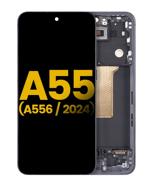 OLED displej s rámečkem pro Samsung Galaxy A55 (A556 / 2024) (repasovaný) (Navy)