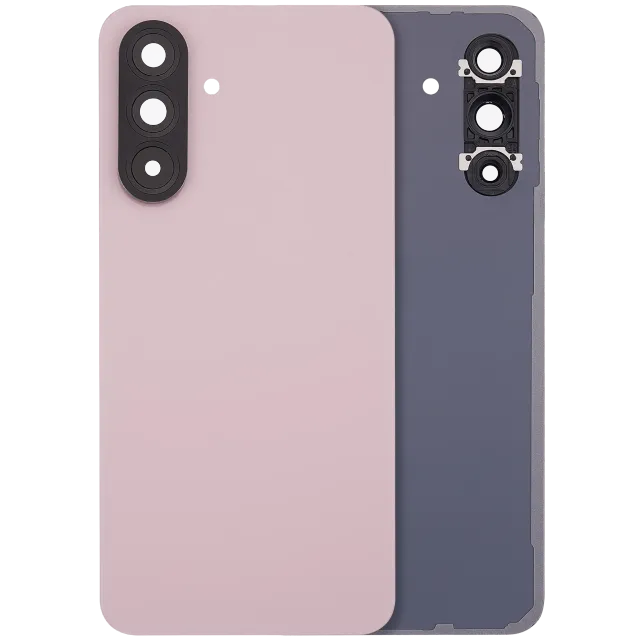Zadní sklo se sklíčkem kamery pro Samsung Galaxy A56 5G (A566 / 2025) (bez loga) (Aftermarket Plus) (růžová)