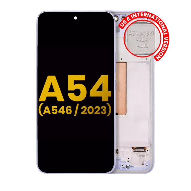OLED displej s rámečkem pro Samsung Galaxy A54 5G (A546 / 2023) (US & Internationa Versionl) (repasovaný) (Violet)