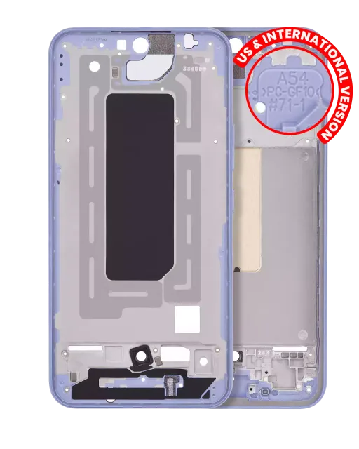 Střední rám (housing) pro Samsung Galaxy A54 5G (A546 / 2023) (US & International Version) (Violet)