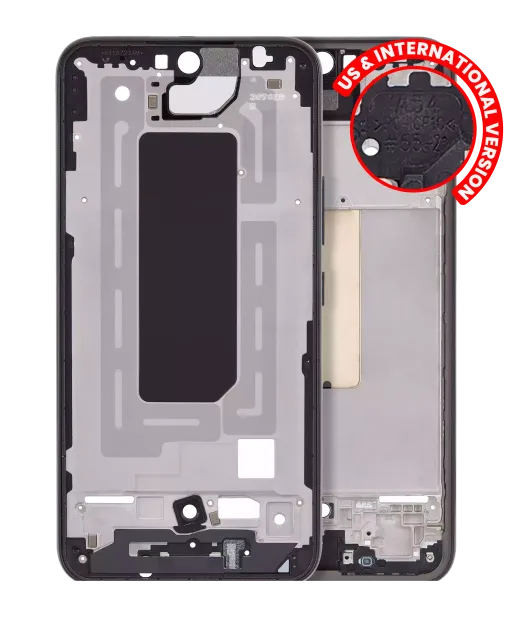 Střední rám (housing) pro Samsung Galaxy A54 5G (A546 / 2023) (US & International Version) (grafitová)