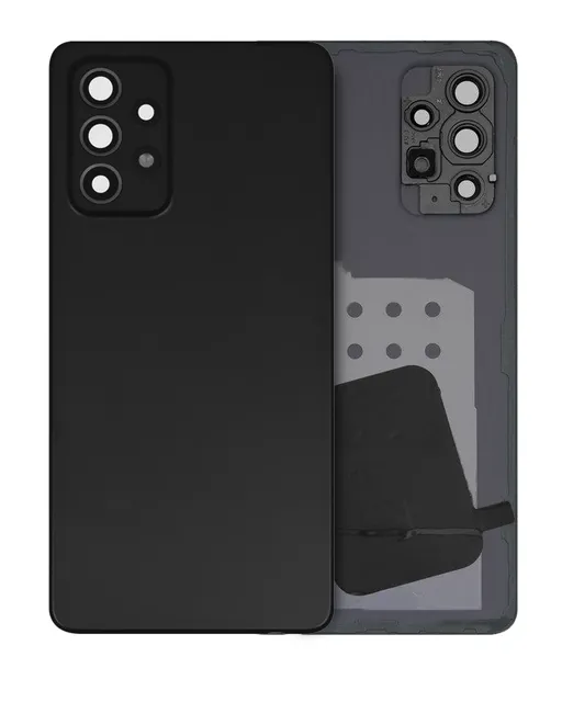 Zadní sklo se sklíčkem kamery pro Samsung Galaxy A52s (A528 / 2021) (Service Pack) (černá)