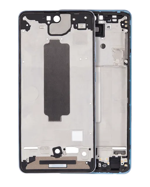 Střední rám (housing) pro Samsung Galaxy A52 4G (A525 / 2021) / A52 5G (A526 / 2021) / A52S 5G (A528 / 2021) (Awesome Blue)