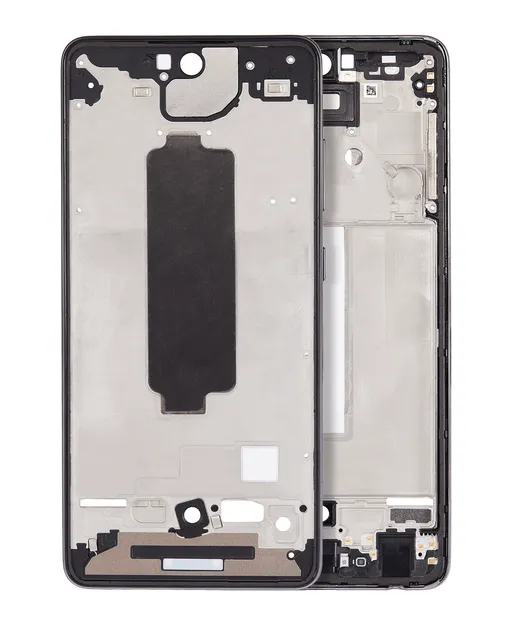 Střední rám (housing) pro Samsung Galaxy A52 4G (A525 / 2021) / A52 5G (A526 / 2021) / A52S 5G (A528 / 2021) (černá)