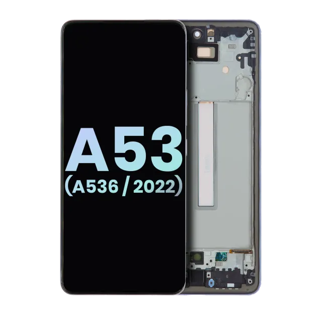 OLED displej s rámečkem pro Samsung Galaxy A53 5G (A536 / 2022) (Service Pack) (černá)