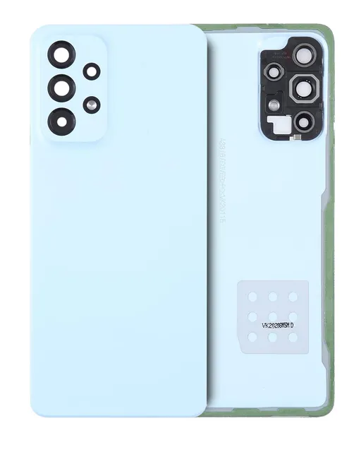 Zadní sklo se sklíčkem kamery pro Samsung Galaxy A53 5G (A536 / 2022) (Service Pack) (modrá)