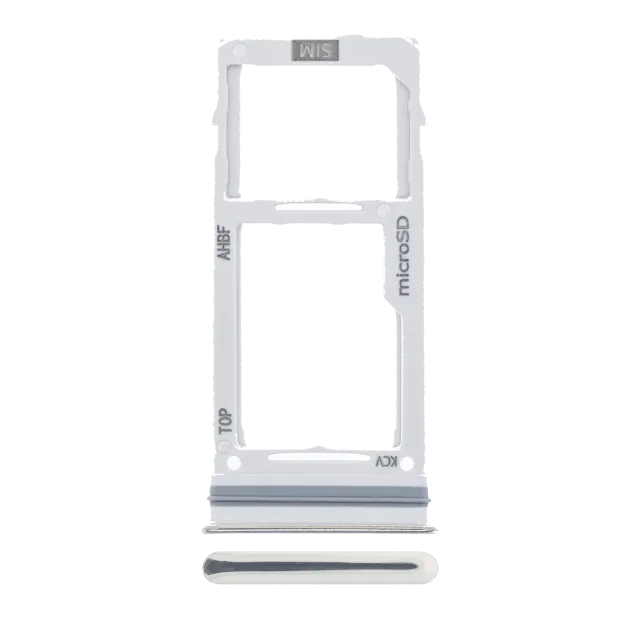 SIM šuplík (jedna SIM) pro Samsung Galaxy A52 4G (A525 / 2021) / A52 5G (A526 / 2021) / A52S 5G (A528 / 2021) (bílá)