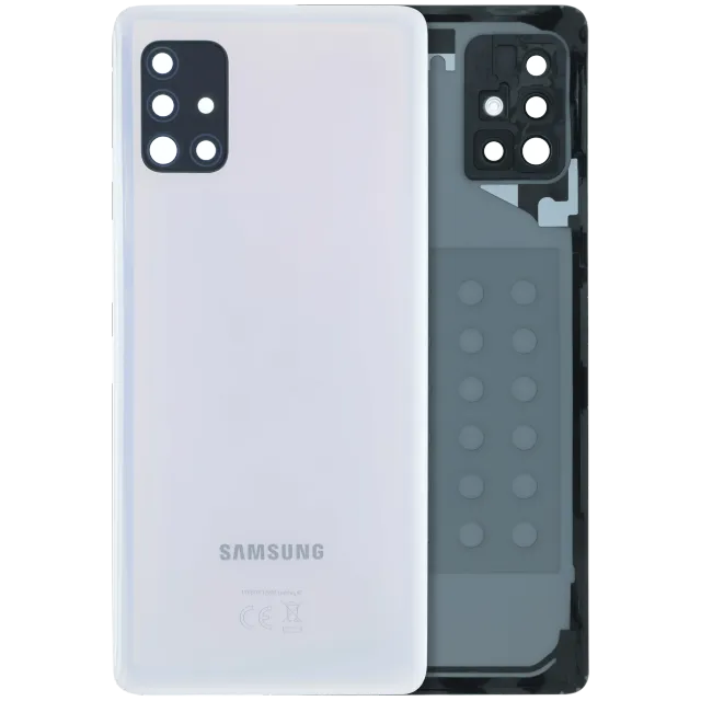 Zadní kryt se sklíčkem kamery pro Samsung Galaxy A51 (A516 / 2020) (Service Pack) (bílá)
