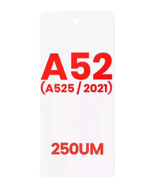 OCA lepicí vrstva pro Samsung Galaxy A52 (A525 / 2021) (balení 10 ks) (250um)