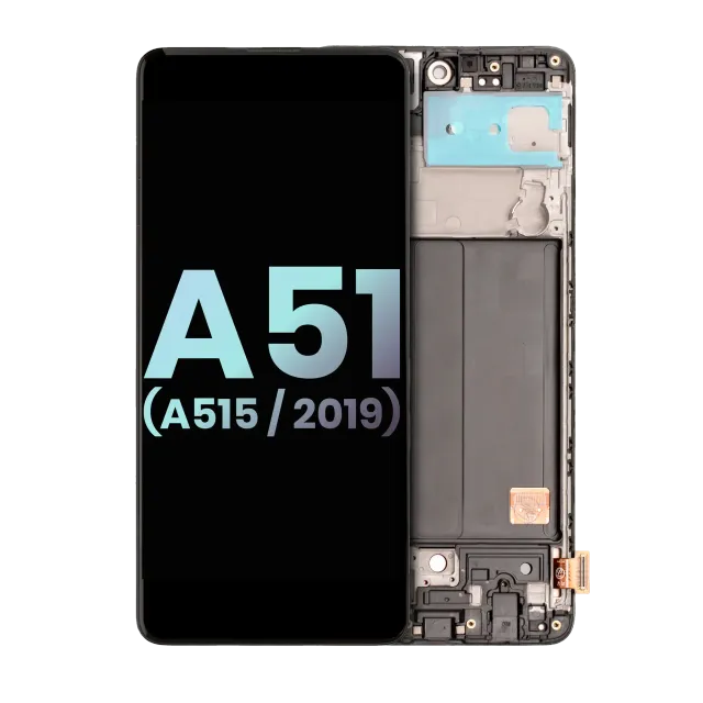 OLED displej s rámečkem pro Samsung Galaxy A51 4G (A515 / 2019) (Service Pack) (všechny barvy)