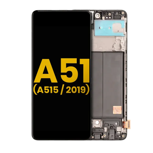OLED displej s rámečkem pro Samsung Galaxy A51 4G (A515 / 2019) (repasovaný) (všechny barvy)