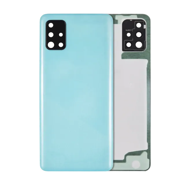 Zadní sklo se sklíčkem kamery pro Samsung Galaxy A51 4G (A515 / 2019) (Service Pack) (Prism Crush Blue)