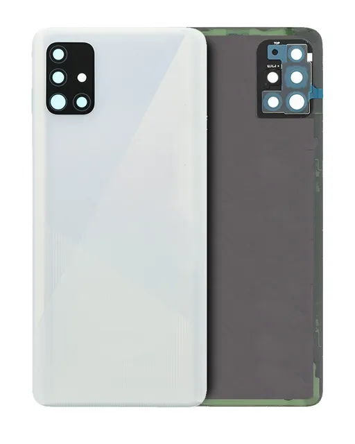 Zadní sklo se sklíčkem kamery pro Samsung Galaxy A51 4G (A515 / 2020) (Service Pack) (Prism Crush White)