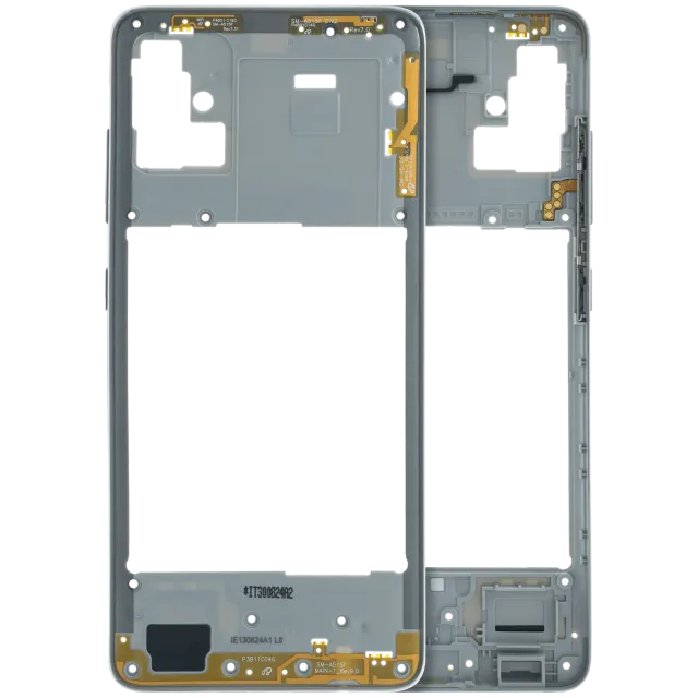 Střední rám (housing) pro Samsung Galaxy A51 (A515) (Service Pack) (bílá)
