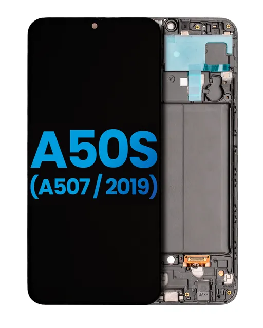 LCD displej s rámečkem pro Samsung Galaxy A50s (A507 / 2019) (Aftermarket: Incell) (všechny barvy)