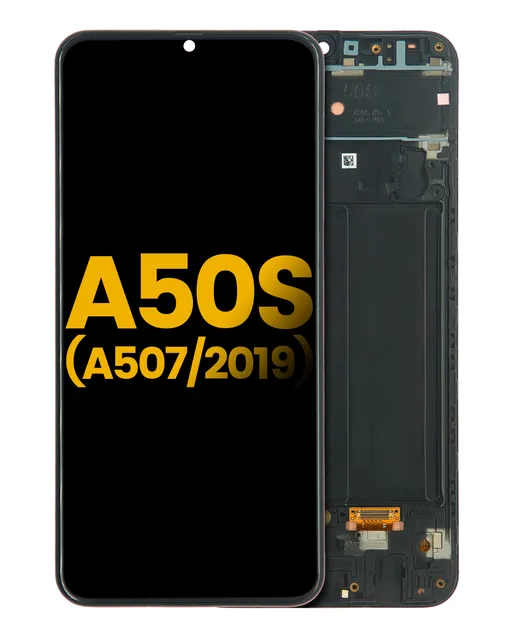 OLED displej s rámečkem pro Samsung Galaxy A50s (repasovaný) (A507 / 2019) (všechny barvy)