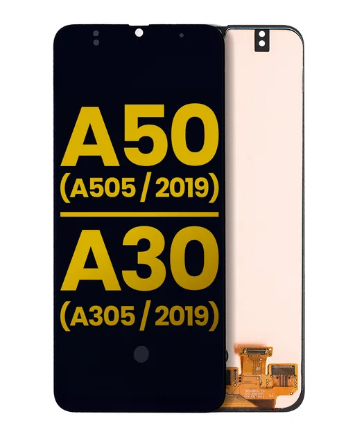 OLED displej bez rámečku pro Samsung Galaxy A50 (A505 / 2019) / A30 (A305 / 2019) (All Models) (repasovaný) (všechny barvy)