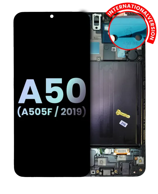OLED displej s rámečkem pro Samsung Galaxy A50 (A505F / 2019) (mezinárodní verze) (Service Pack) (všechny barvy)