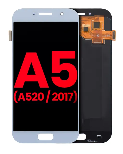 OLED displej bez rámečku pro Samsung Galaxy A5 (A520 / 2017) (Aftermarket Plus) (Blue Mist)