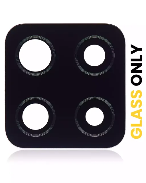 Sklíčko zadní kamery (jen sklo) s lepením pro Samsung Galaxy A42 5G (A426 / 2020) (Prism Dot Black) (balení 10 ks)