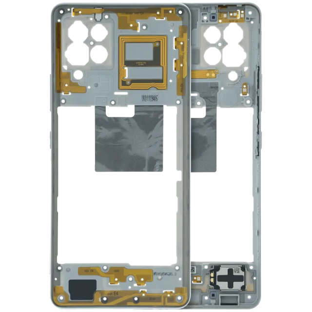 Střední rám (housing) pro Samsung Galaxy A42 (A426 / 2020) (Service Pack) (bílá)
