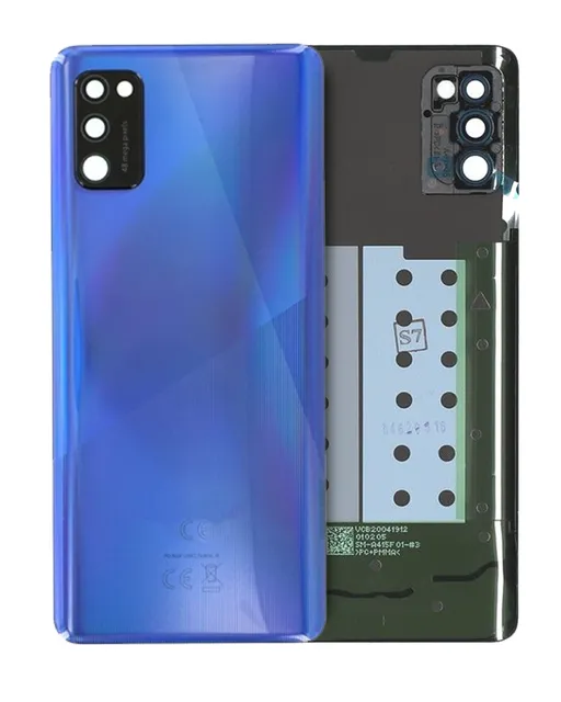 Zadní sklo se sklíčkem kamery pro Samsung Galaxy A41 (A415 / 2020) (Service Pack) (Prism Crush Blue)