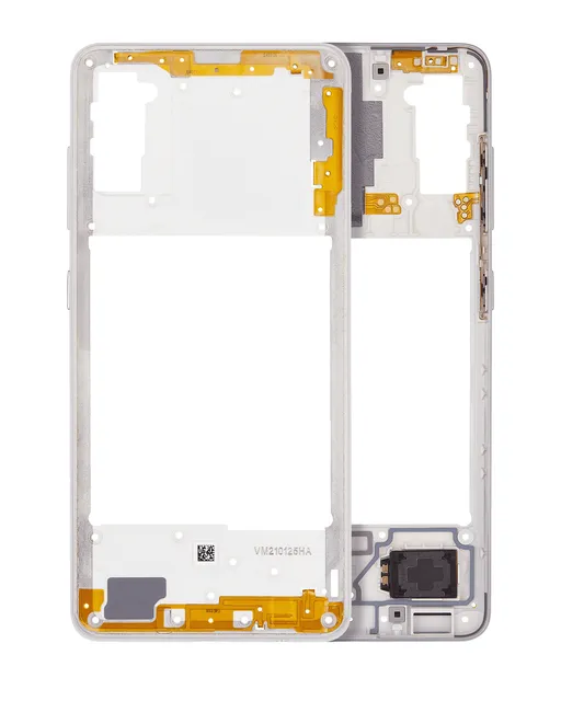 Střední rám (housing) pro Samsung Galaxy A41 (A415 / 2020) (Aftermarket Plus) (Prism Crush Silver)