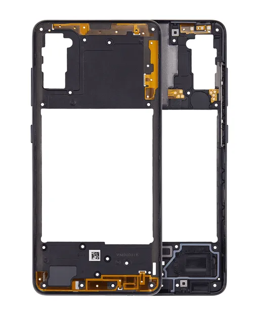 Střední rám (housing) pro Samsung Galaxy A41 (A415 / 2020) (Aftermarket Plus) (Prism Crush Black)