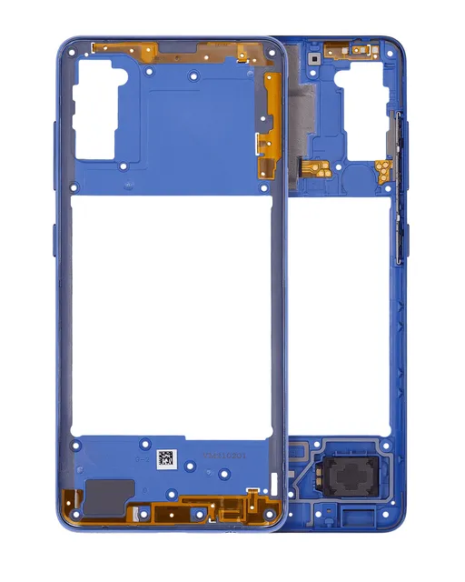 Střední rám (housing) pro Samsung Galaxy A41 (A415 / 2020) (Aftermarket Plus) (Prism Crush Blue)