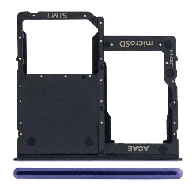 SIM šuplík (jedna SIM) pro Samsung Galaxy A41 (A415 / 2020) (Prism Crush Black)