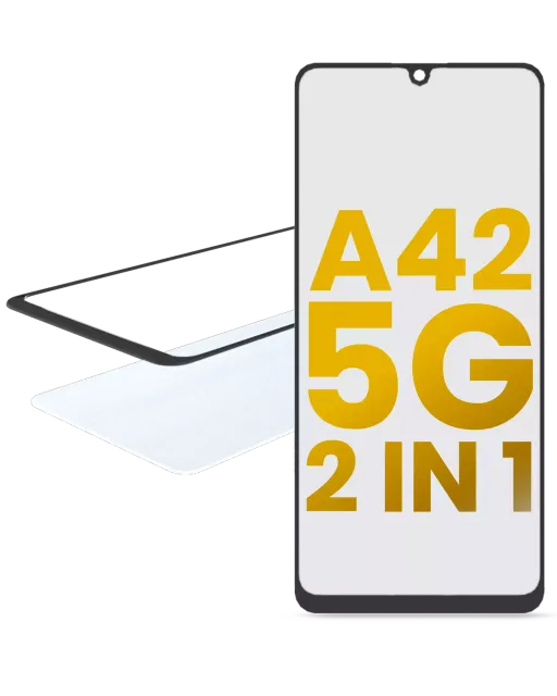 2v1 přední sklo s OCA (předinstalováno) pro Samsung Galaxy A42 5G (A426 / 2020)