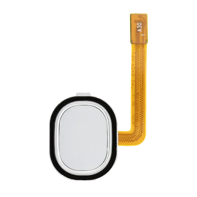 Otisků prstů čtečka s flex kabelem pro Samsung Galaxy A30 (A305 / 2019) / A40 (A405 / 2019) (bílá)