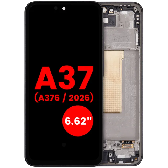 OLED displej s rámečkem pro Samsung Galaxy A37 5G (6.62") (A376 / 2026) (Aftermarket Plus) (Charkoal)
