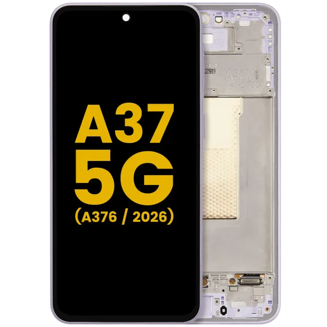 OLED displej s rámečkem pro Samsung Galaxy A37 5G (A376 / 2026) (repasovaný) (Light Violet)